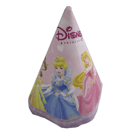 Cotillón Gorros Cumpleaños x8 Princesas Disney