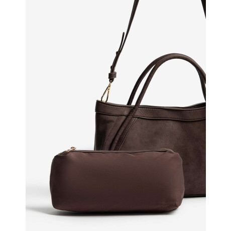 Cartera City Chocolate Marron Chocolate