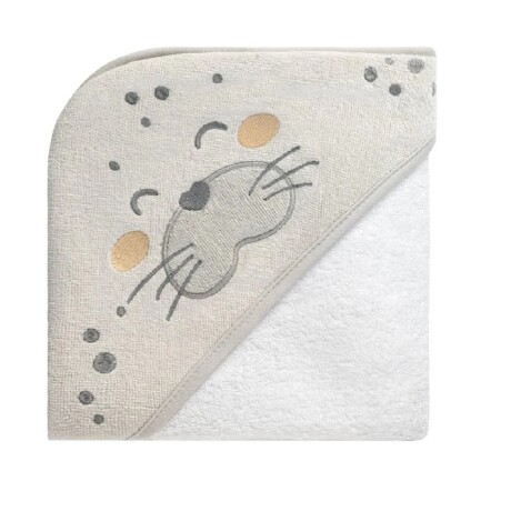 Toalla algodon con capucha Seally me