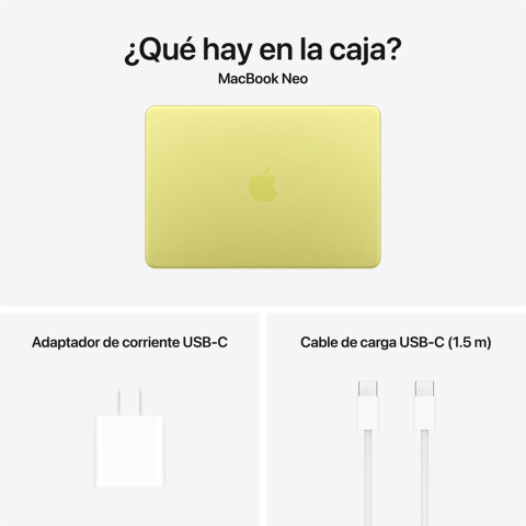 MacBook Neo A18 Pro 8GB RAM 512GB SSD 6C-CPU 5C-GPU Touch ID Citrus MacBook Neo A18 Pro 8GB RAM 512GB SSD 6C-CPU 5C-GPU Touch ID Citrus
