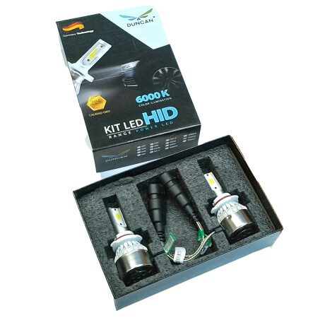 LAMPARA - KIT LED C6 9006 HB4 6000K DUNCAN LAMPARA - KIT LED C6 9006 HB4 6000K DUNCAN