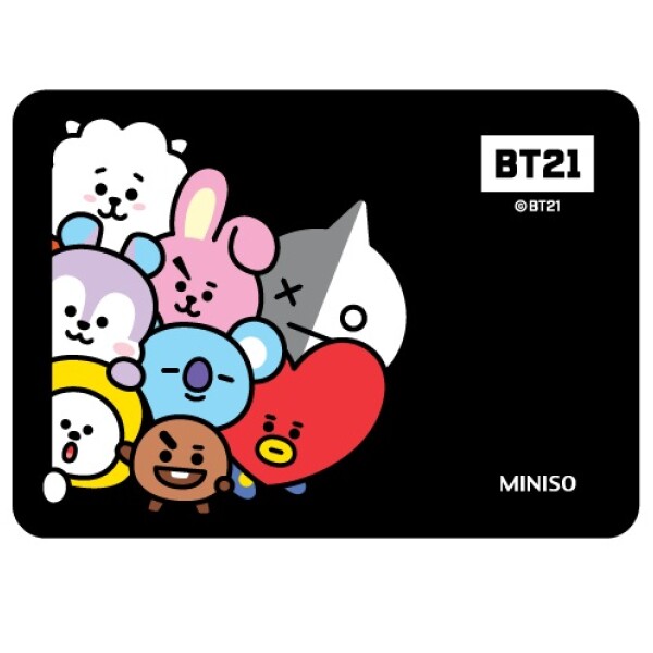 Mousepad BT21 negro