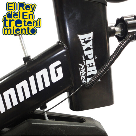 Bicicleta Spinning Profesional Regulable Disco 13kg Negro