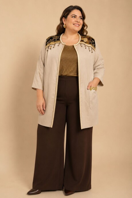 CHAQUETA BETTY Avena