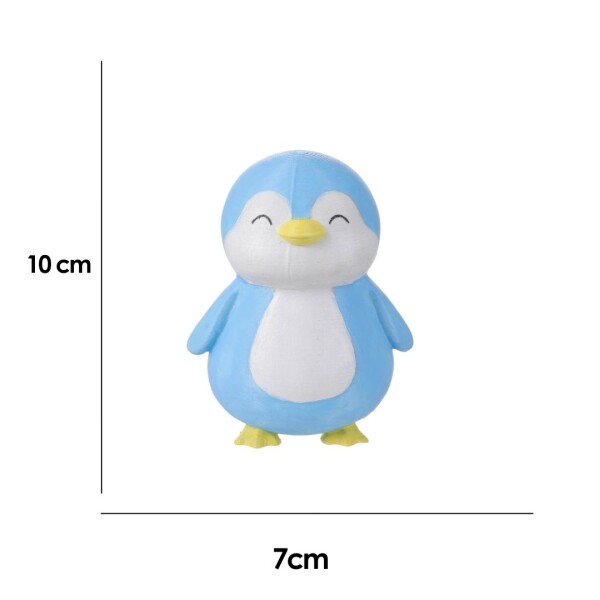 Juguete de mascota pingüino celeste