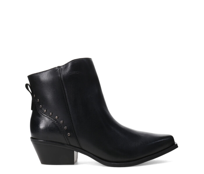 Bota caña baja en punta 347708 Preto