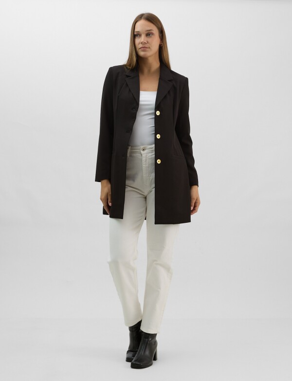 Blazer Nolita Stretc NEGRO