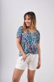 Pijama Manga Corta Animal Print