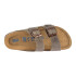 Sandalia Arizona Soft Footbed Oiled Leather - Regular Marron