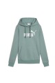 CANGURO MUJER PUMA NO.1 LOGO HOODIE Verde-agua