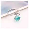 Anillo Cola De Sirena Con Circonita CÃºbica de Plata 925 con Caja Anillo Cola De Sirena Con Circonita CÃºbica de Plata 925 con Caja