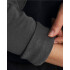 Essential Fleece Crop Crew-BRN BLK-001