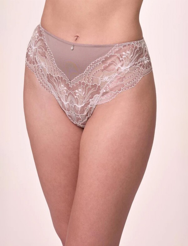 Panty Thong Encaje Ondulado LAVANDA/MULTI