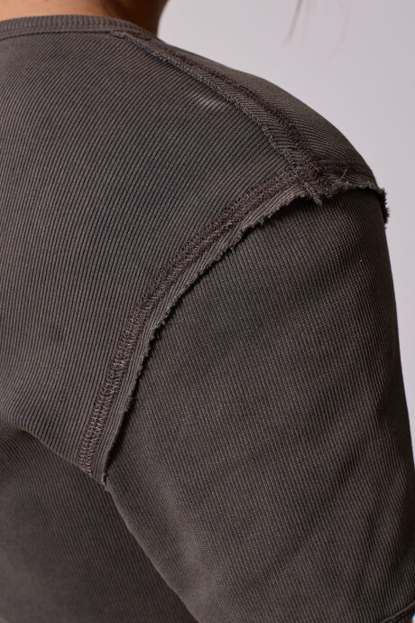 TOP CASSEY DIXIE Gris Oscuro