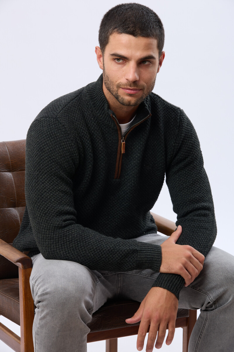 BUZO TEJIDO DE ABRIGO - Gris 