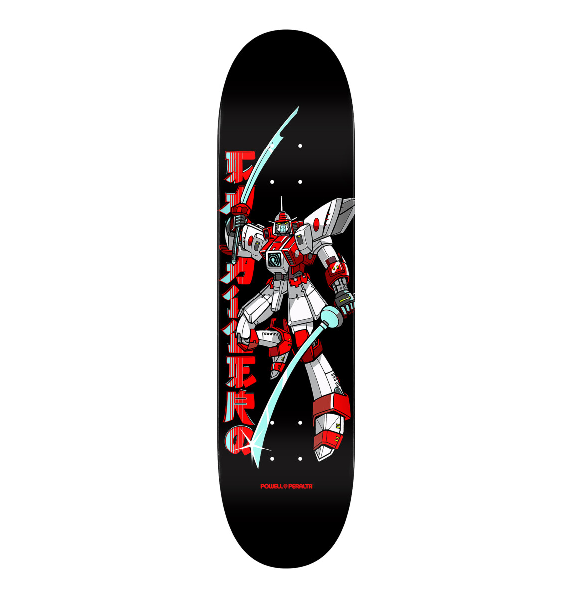 Deck Powell Peralta Steve Caballero Gundam 8.5" - Black (Sólo Tabla · Lija Incluída) 