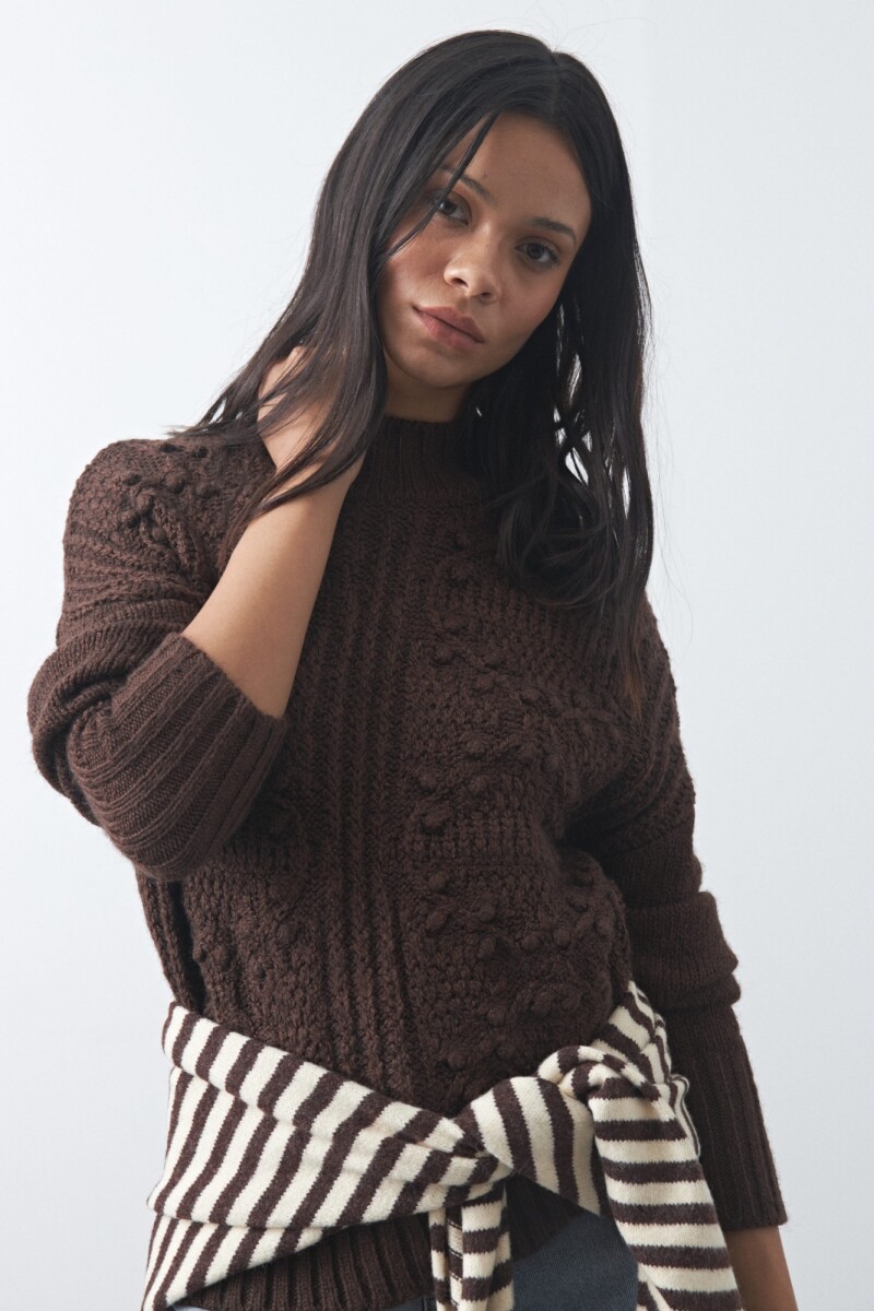 POLERA LINARES Chocolate