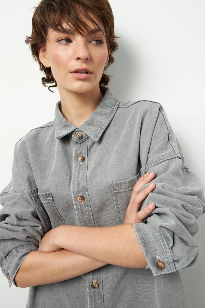 CAMISA KEINE Gris