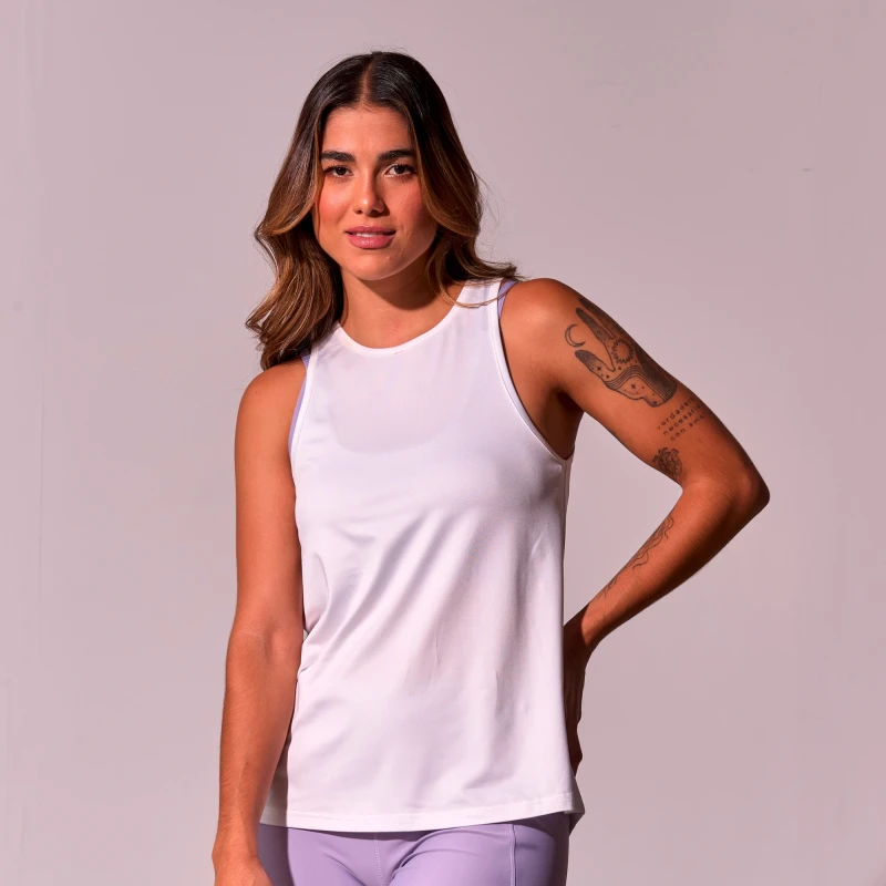 Remera Tank Top Gina de Mujer Blanco