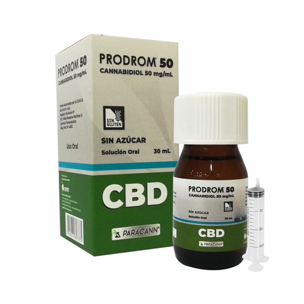 PRODROM 50 MG. CBD SOL. ORAL FR. X 30 ML única