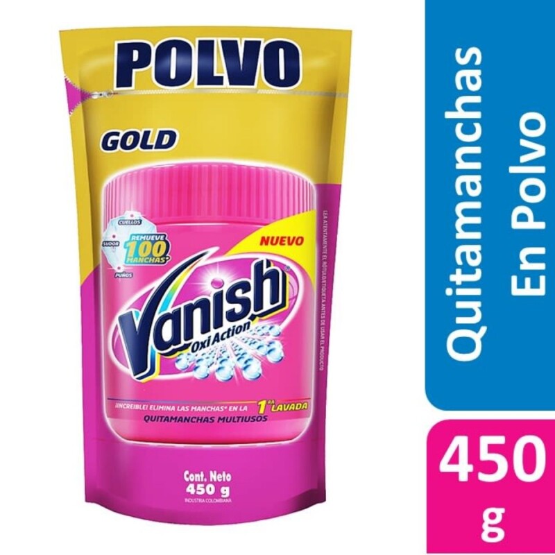 Quitamanchas Vanish Rosa en Polvo 450 GR Quitamanchas Vanish Rosa en Polvo 450 GR