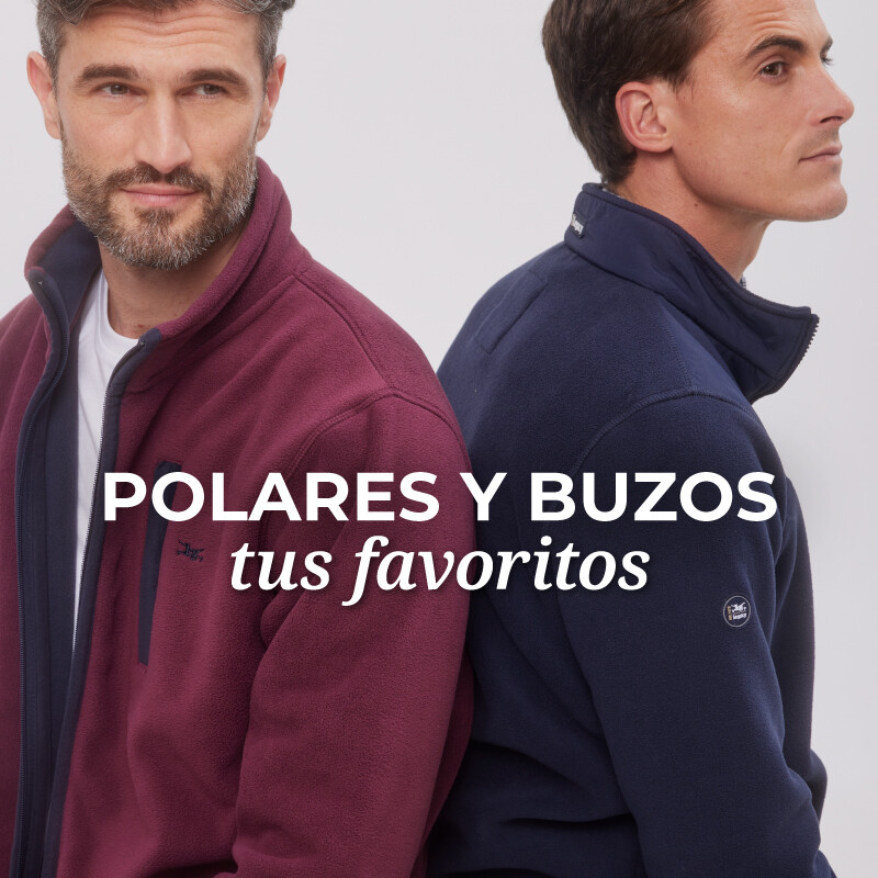 Polares y buzos de hombre
