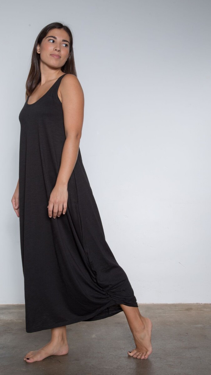 Vestido Largo Balón - Negro 