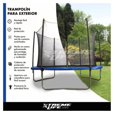 Cama Elastica Trampolin con escaleras 3.90M + lona negra con malla Cama Elastica Trampolin con escaleras 3.90M + lona negra con malla