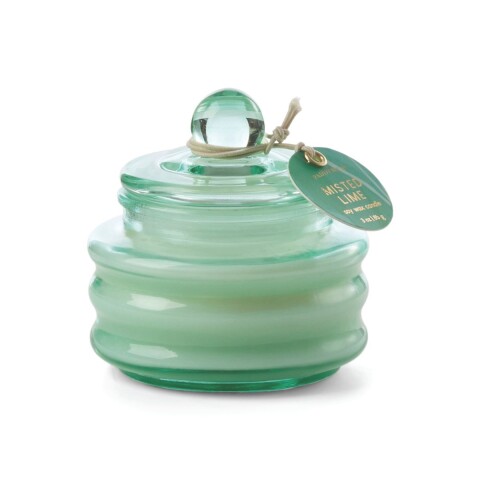Vela aromática de vidrio Misted Lime