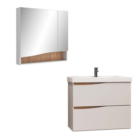 BOTIQUIN + MUEBLE DE BAÑO LILA