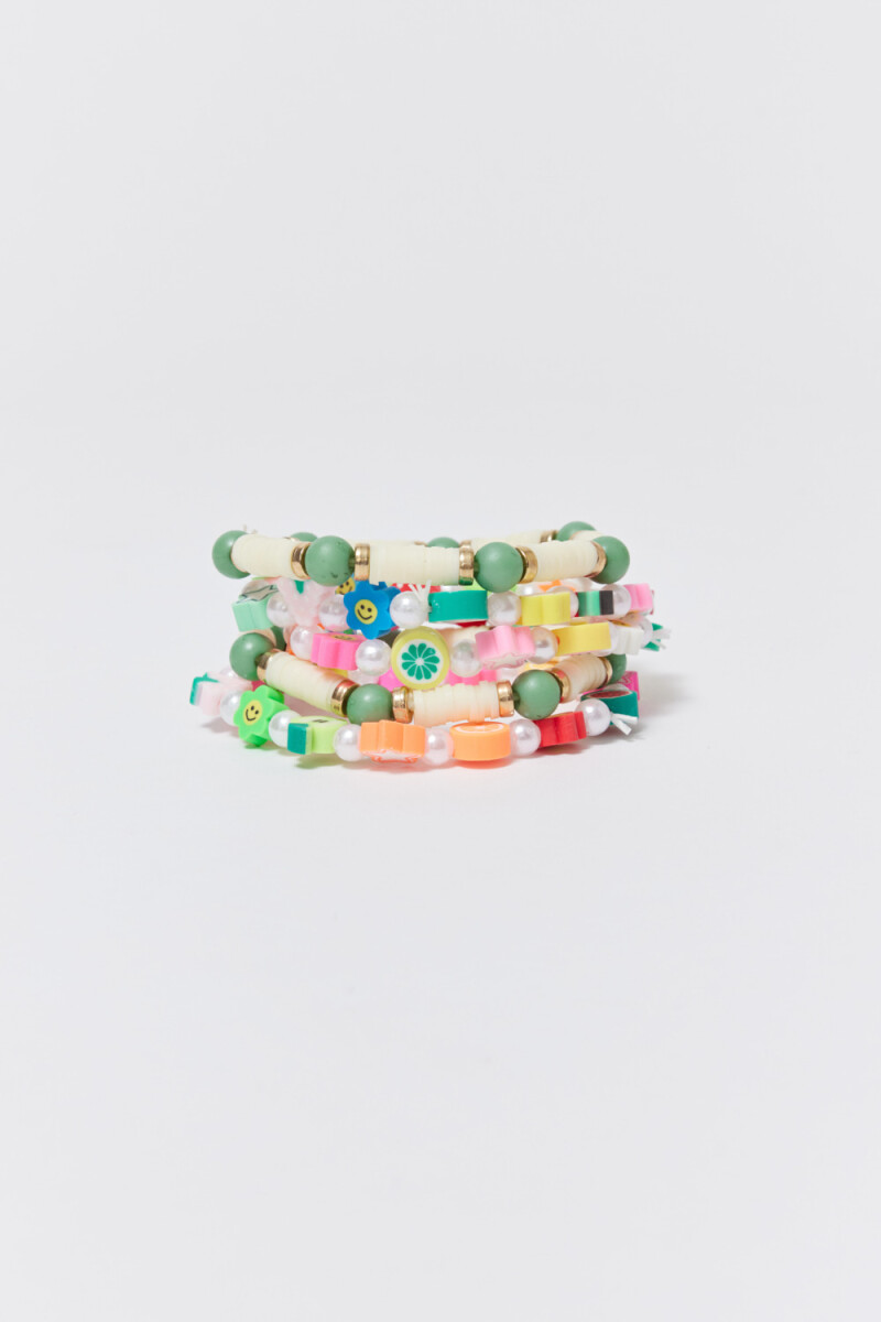 Set pulseras Colores Varios