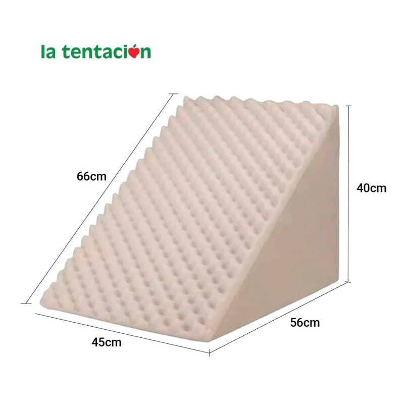 Almohada Respaldo Anatómico Almohadón Espuma + Funda Almohada Respaldo Anatómico Almohadón Espuma + Funda