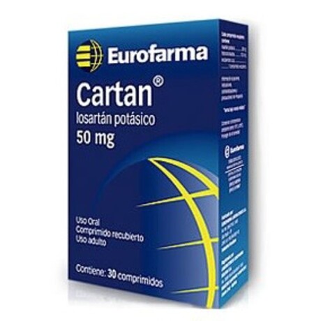 Cartan 50mg 30 Comprimidos Cartan 50mg 30 Comprimidos