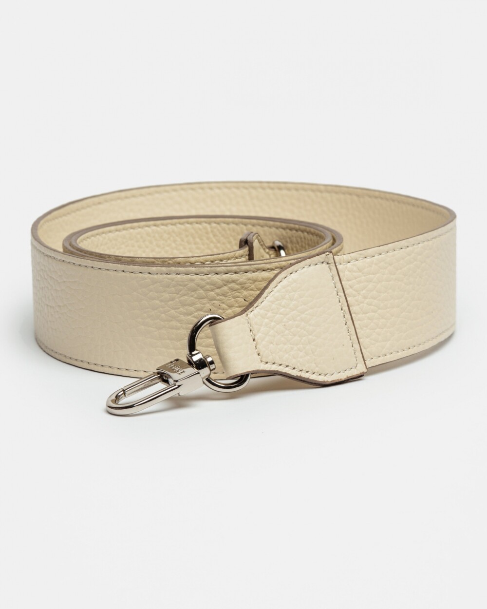 Correa Peanut En Cuero Graneado Natural