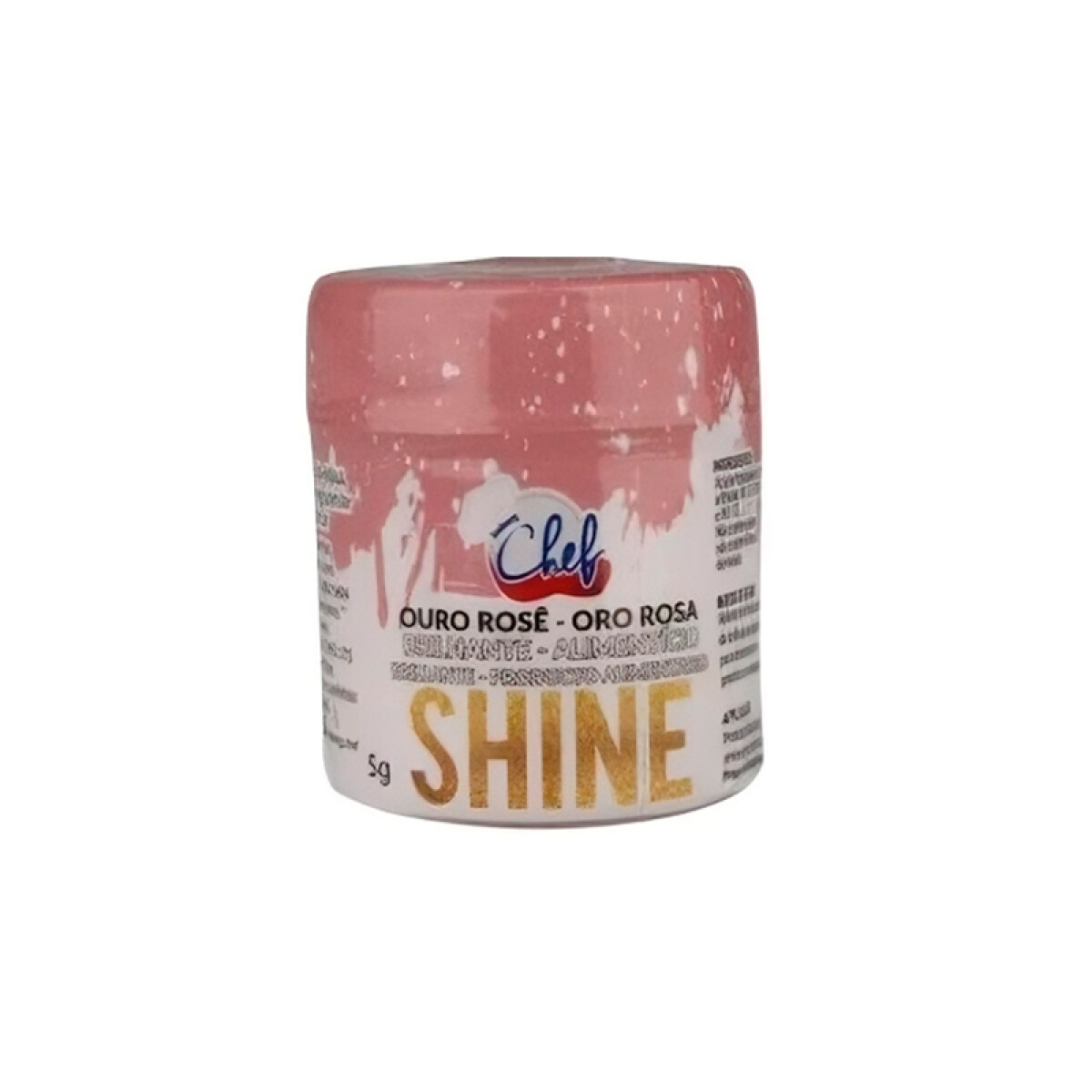 Polvo Nacar Oro Rosa 5g 