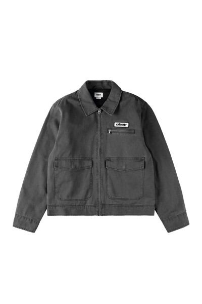 OBEY WALTER WORK JACKET Negro