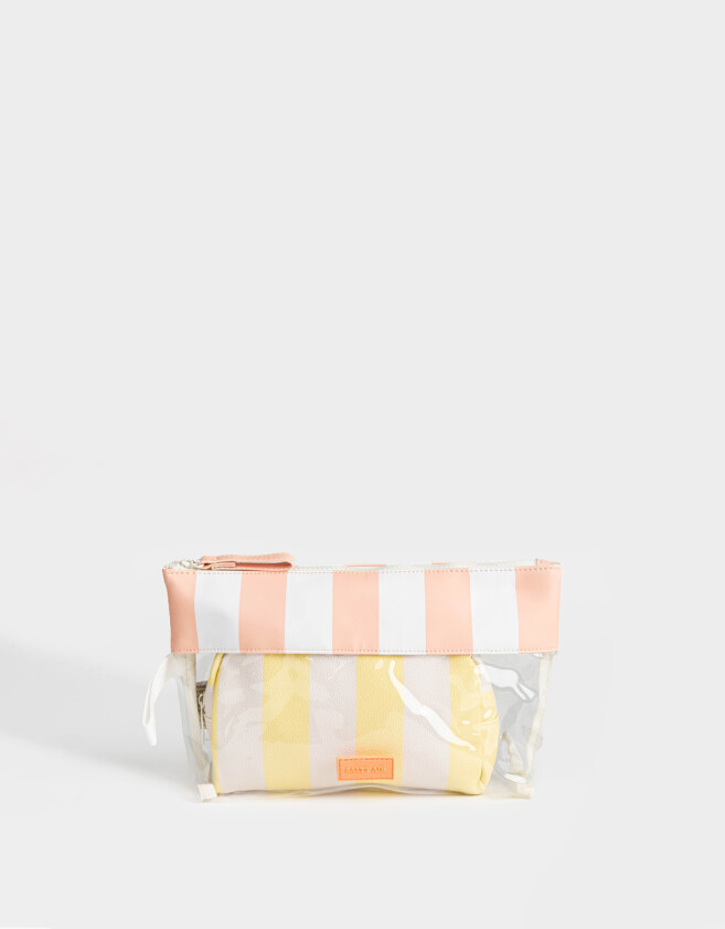 Porta Cosméticos Estampados Set De Portacosméticos - Estampado Rayas