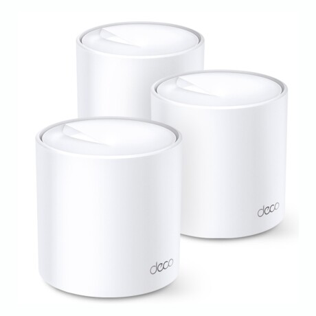 Router Repetidor De WiFi TP-LINK Deco X20 AX1800 220V WiFi 6 - Blanco Pack x 3 Router Repetidor De WiFi TP-LINK Deco X20 AX1800 220V WiFi 6 - Blanco Pack x 3