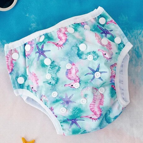 Pañal Malla Para Piscina Reutilizable Ecológico Caballito de mar