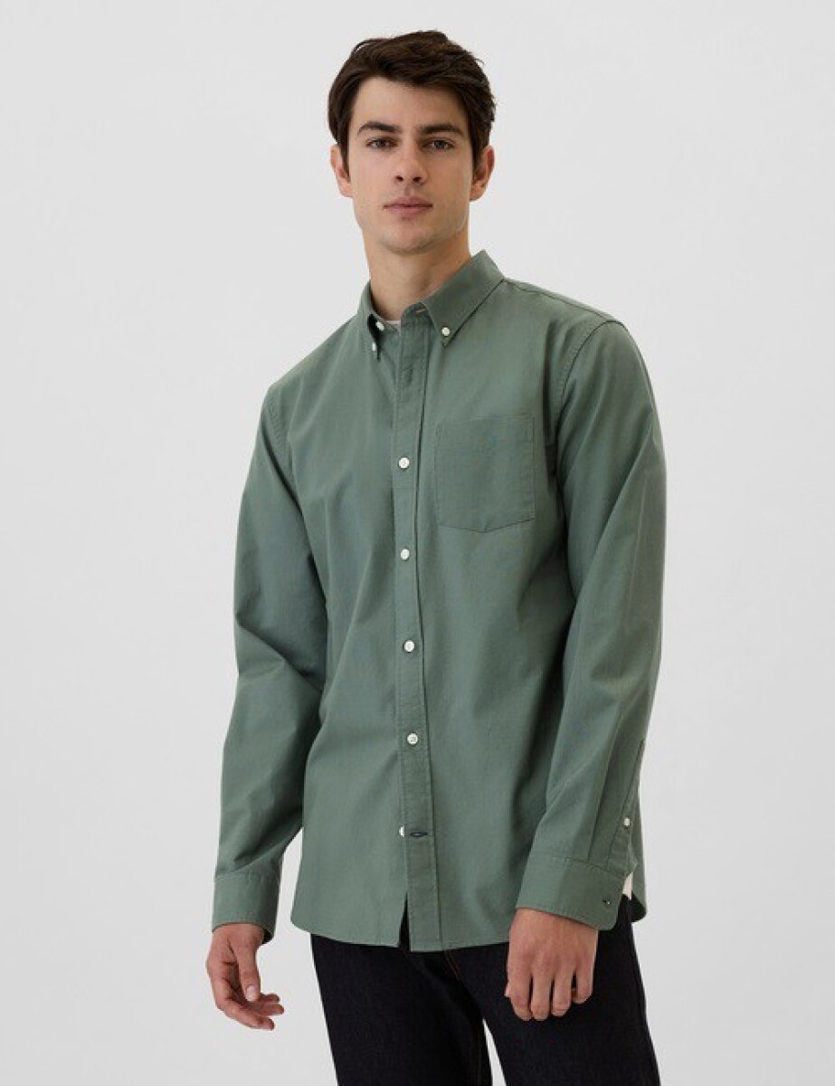 Camisa Standard Oxford Hombre - District Green 