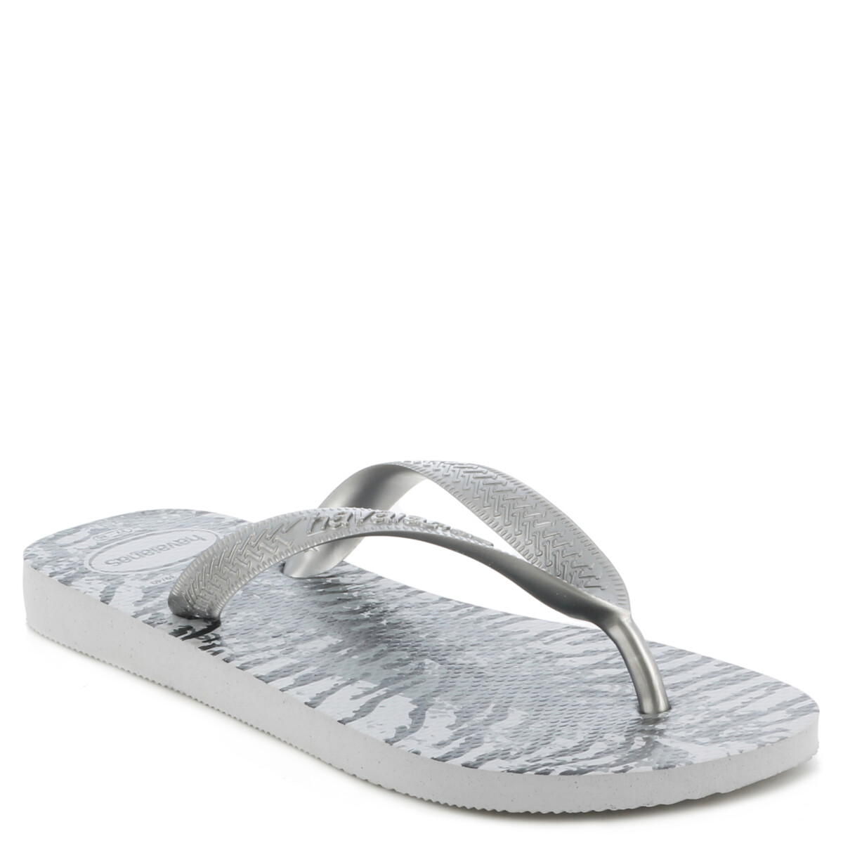 Sandalia de Mujer Havaianas Top Animals - Gris - Blanco Hielo 