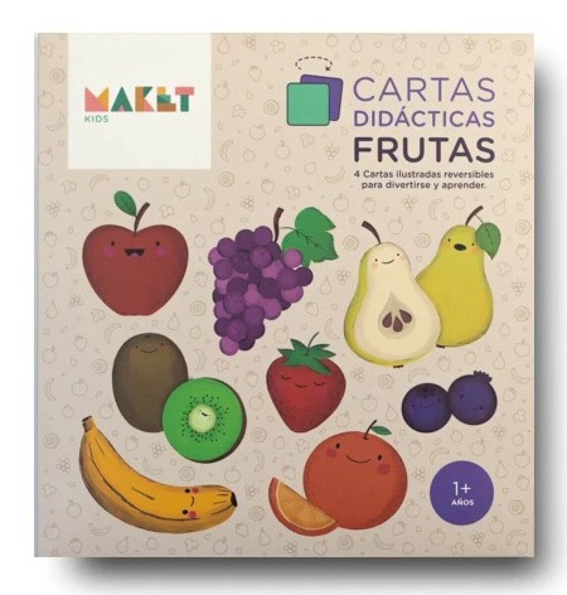 Cartas didácticas - Frutas 
