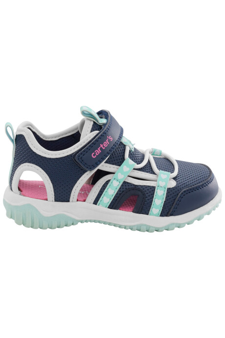 Sandalias con velcro, diseño corazones Sandalias con velcro, diseño corazones