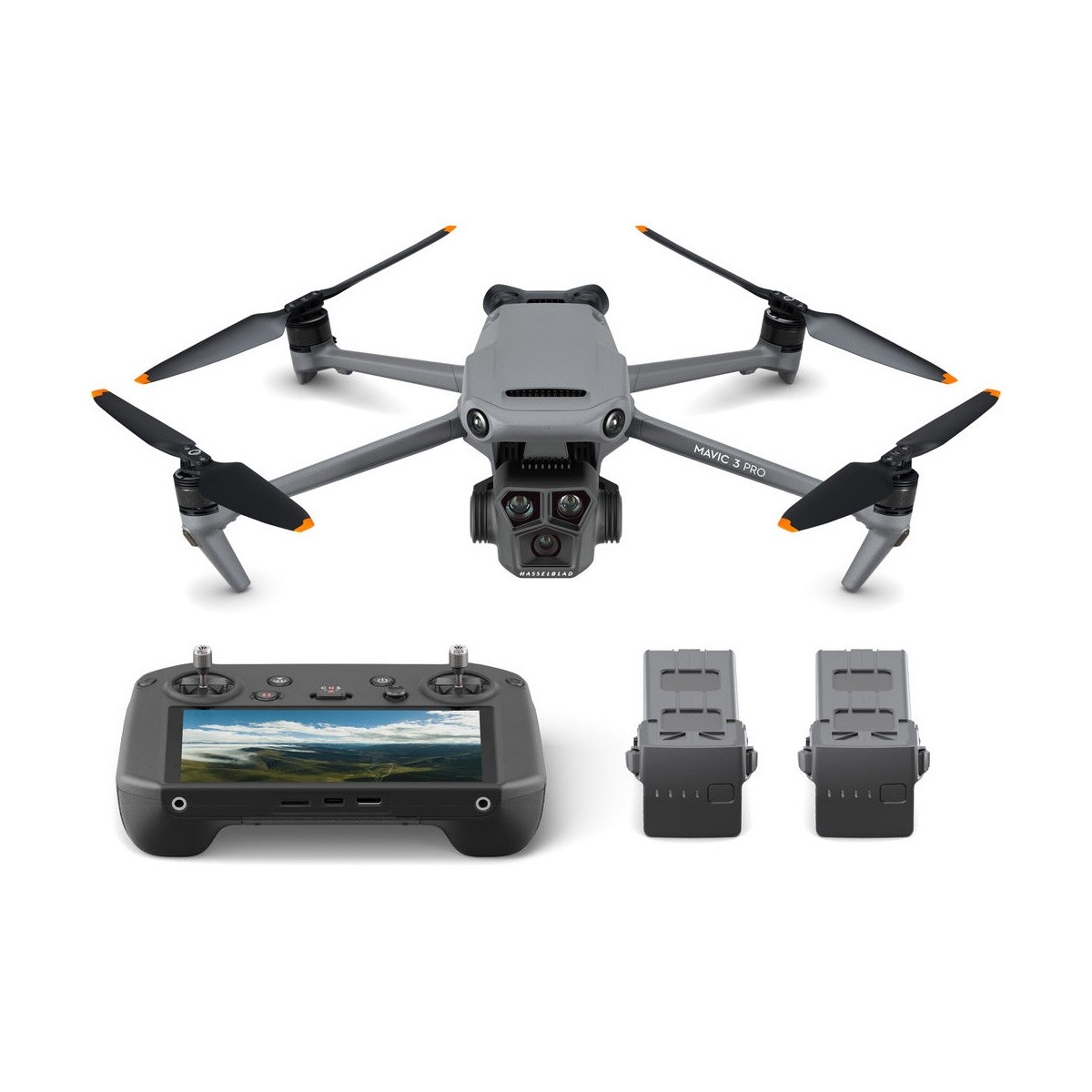 Combo Drone DJI MAVIC 3 Pro Fly More Combo c/ Control RC Pro - Gris 