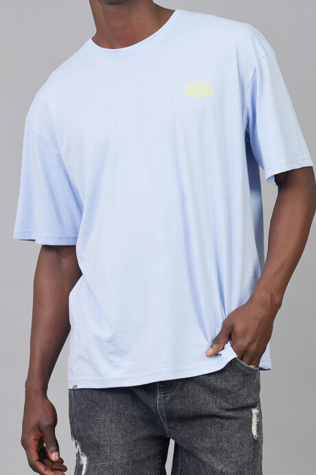 T-SHIRT AZUAI DIXIE Celeste