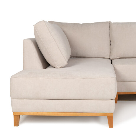Rinconera Amadeus Chica - Tela Microfibra - Chaise Izquierdo 2203 (Beige)
