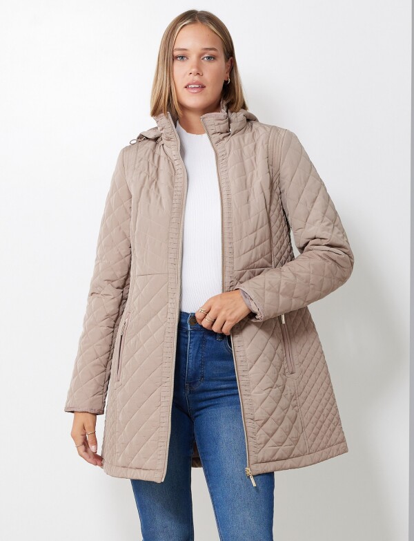 Campera Capitoneada BEIGE