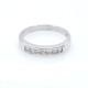Anillo en oro 18k blanco y brillantes Anillo en oro 18k blanco y brillantes