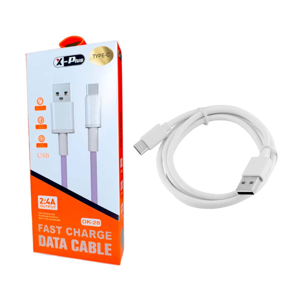Cable celular reforzado USB tipo C 