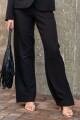 PANTALON P228/25 CINTURA ALTA CON PINZA Y BOLSILLO OJAL Negro